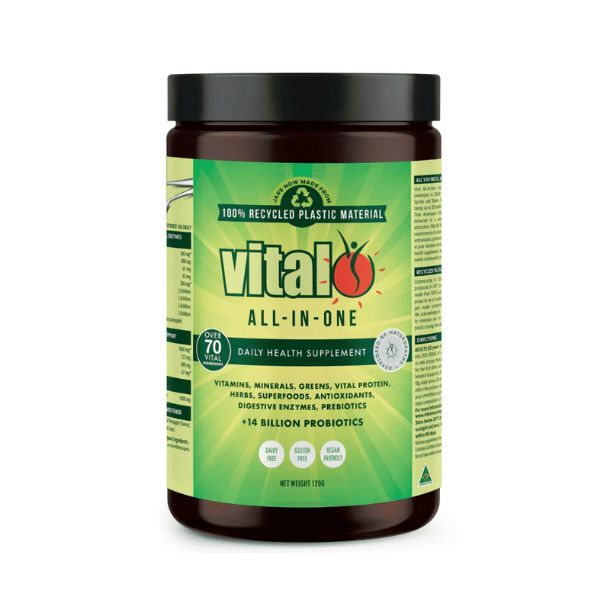 Vital all-in-one supplement powder 120g, imported from the UK