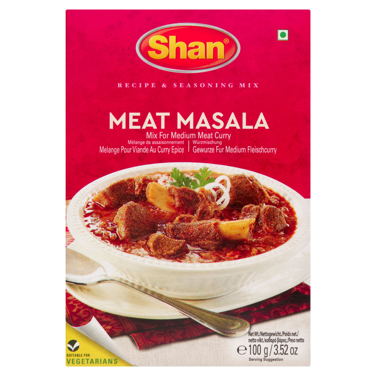 Shan original meat masala 100g spice mix, UK version