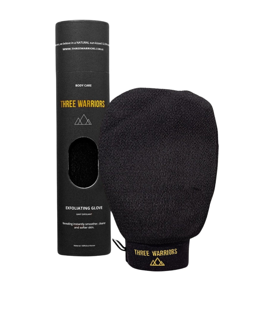 Three Warriors exfoliating glove for skin - British product