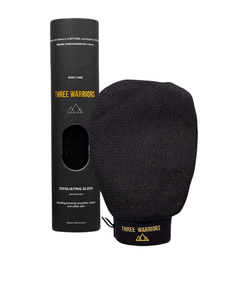 Three Warriors exfoliating glove for skin - British product