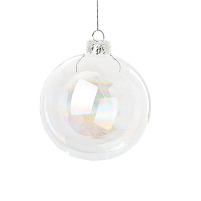 Superdrug Livingandhome Rainbow Glass Ornament Balls 5 Pieces Christmas Decorations- Buy online at McGrocer
