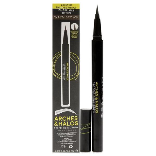 Arches & Halos brow tip pen warm brown (British brand)