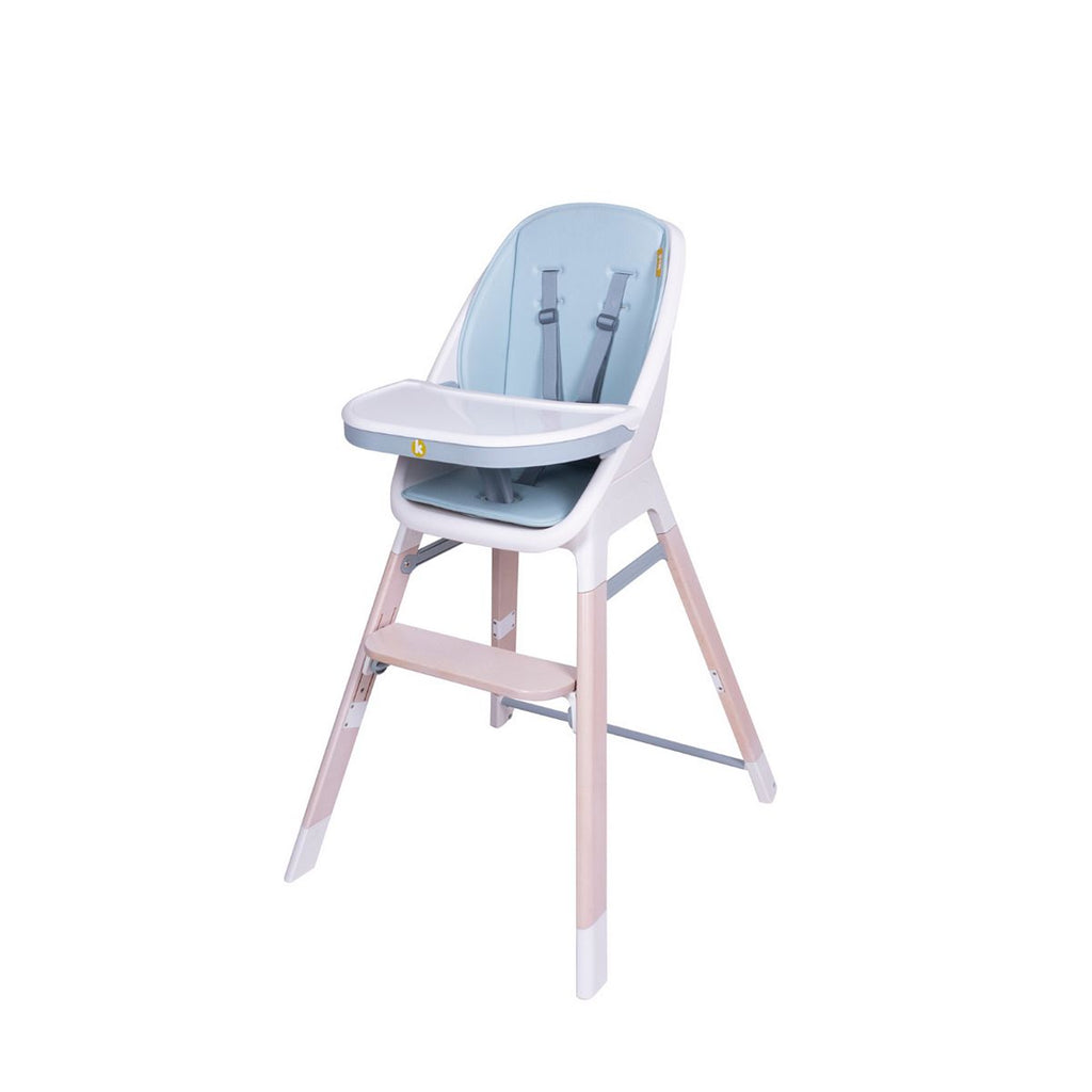 Koo-di Tiny Taster 3 in 1 Wooden Highchair Spring Water