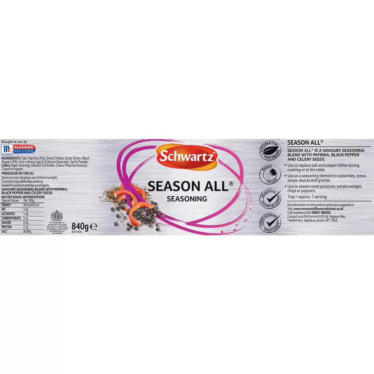 Schwartz Season All Seasoning, 840g GOODS Costco UK