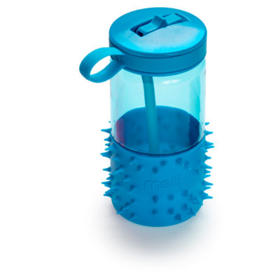 Melii Spikey children's water bottle with straw - British product