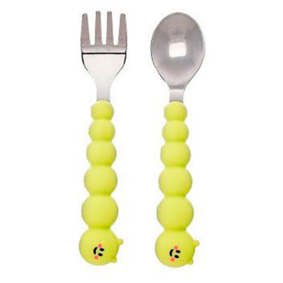 Melii baby spoon and fork set for weaning, imported from the UK