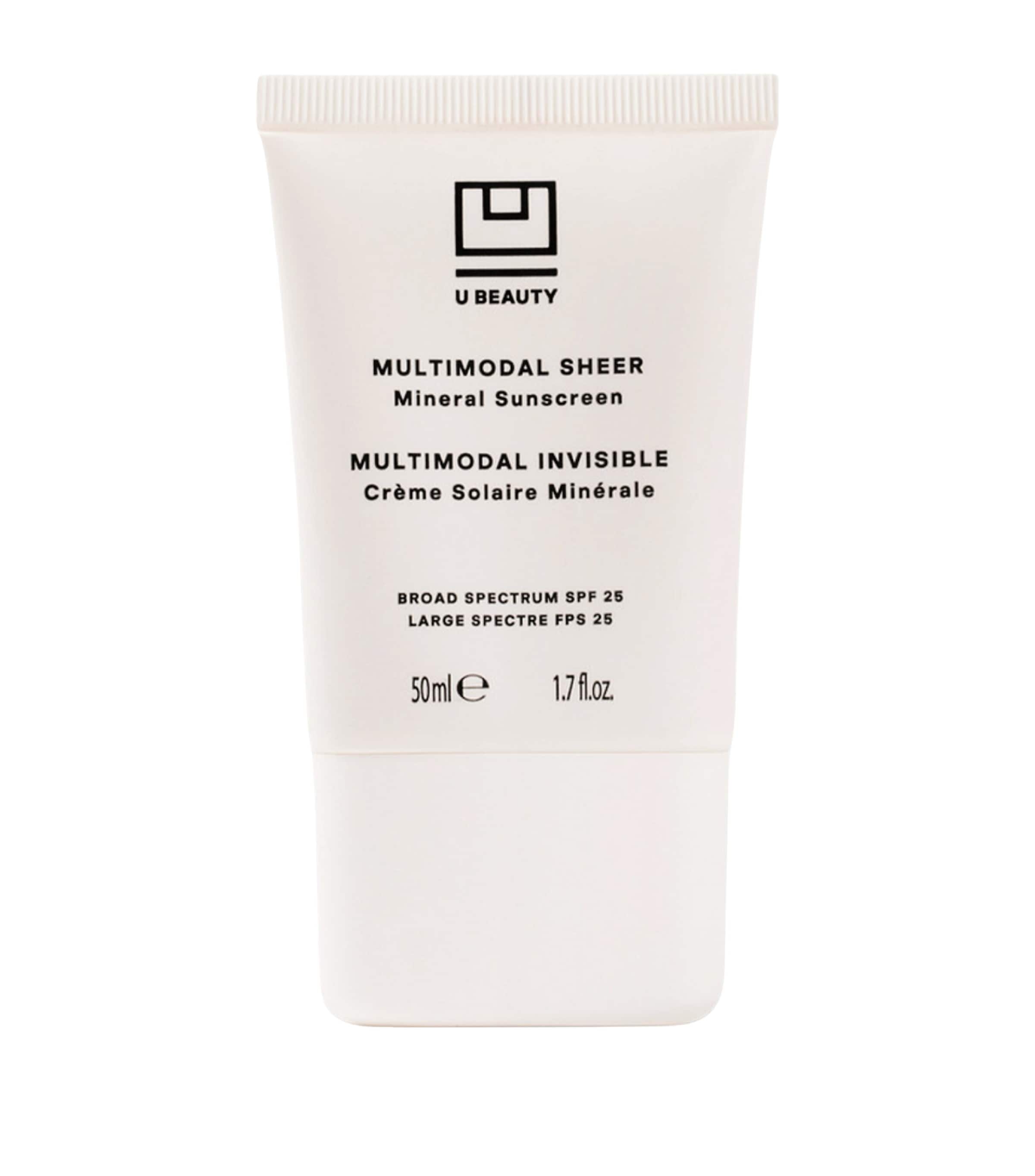 U BEAUTY Multimodal Sheer SPF 25 moisturiser 50ml (British brand)
