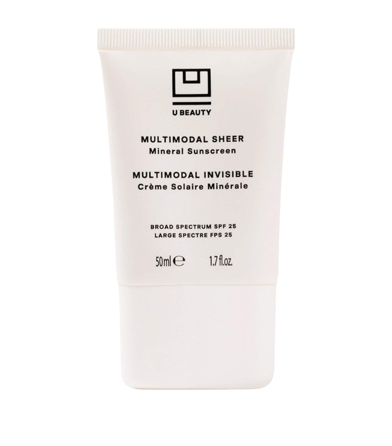 U BEAUTY Multimodal Sheer SPF 25 moisturiser 50ml (British brand)