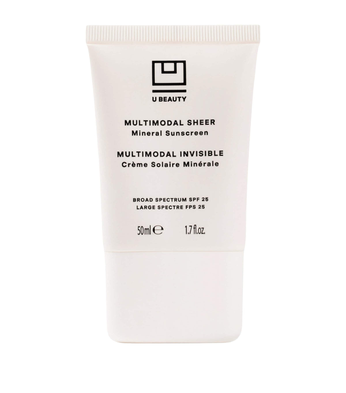 U BEAUTY Multimodal Sheer SPF 25 moisturiser 50ml (British brand)