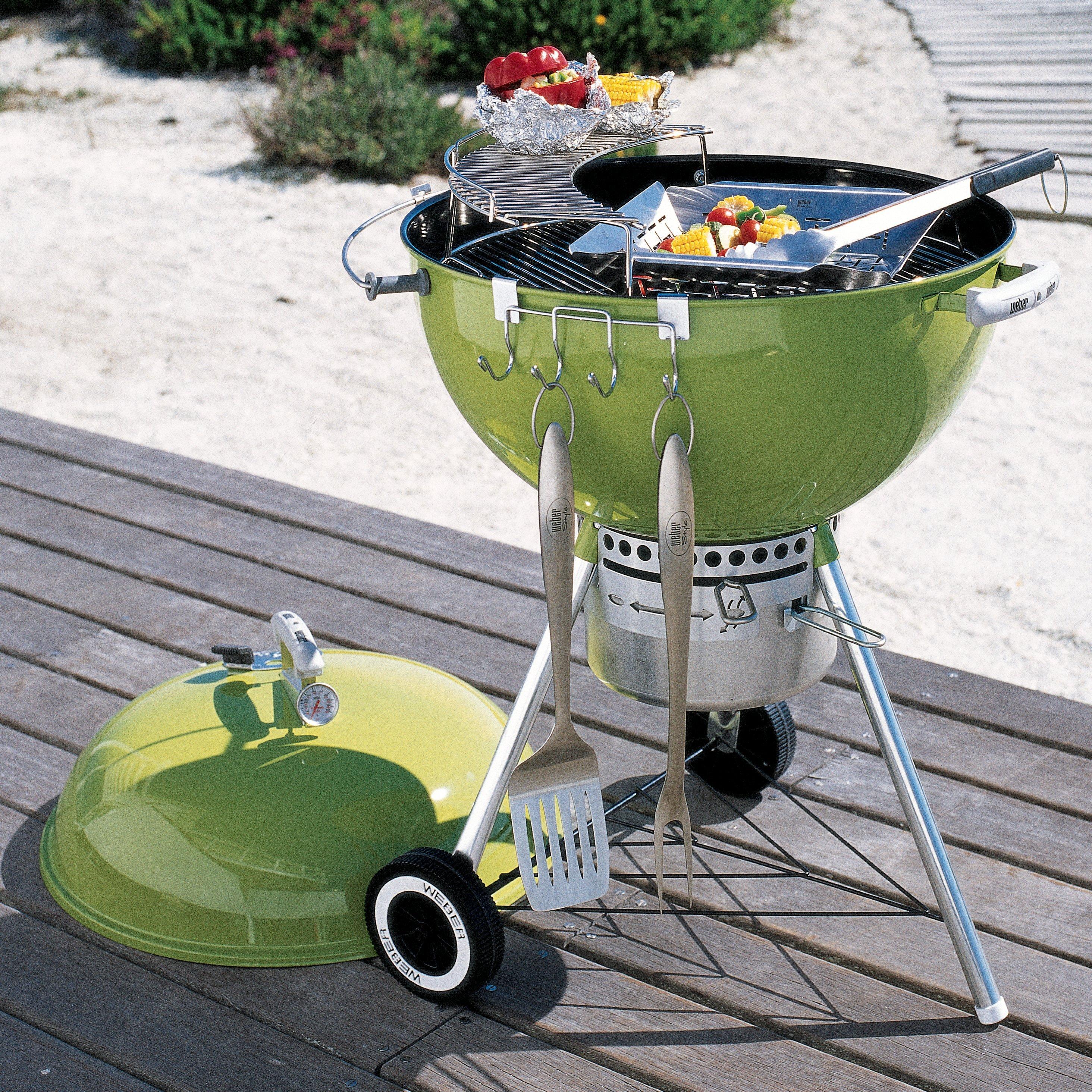 Weber Original Kettle BBQ warming rack heavy-duty steel - British product