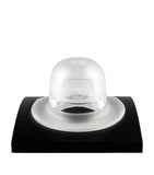 Lalique René Magritte Bowling Hat Crystal Sculpture, UK version