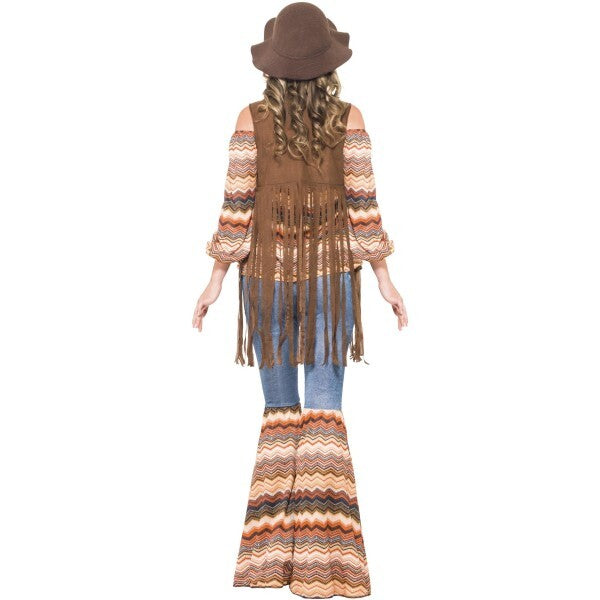 Smiffys Harmony hippie costume top flares waistcoat (British brand)