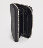 Sandro Paris grained leather zipped wallet, imported from the UK
