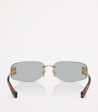 Miu Miu frameless metal sunglasses, UK version