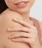 Bvlgari B.zero1 white gold diamond ring (British brand)