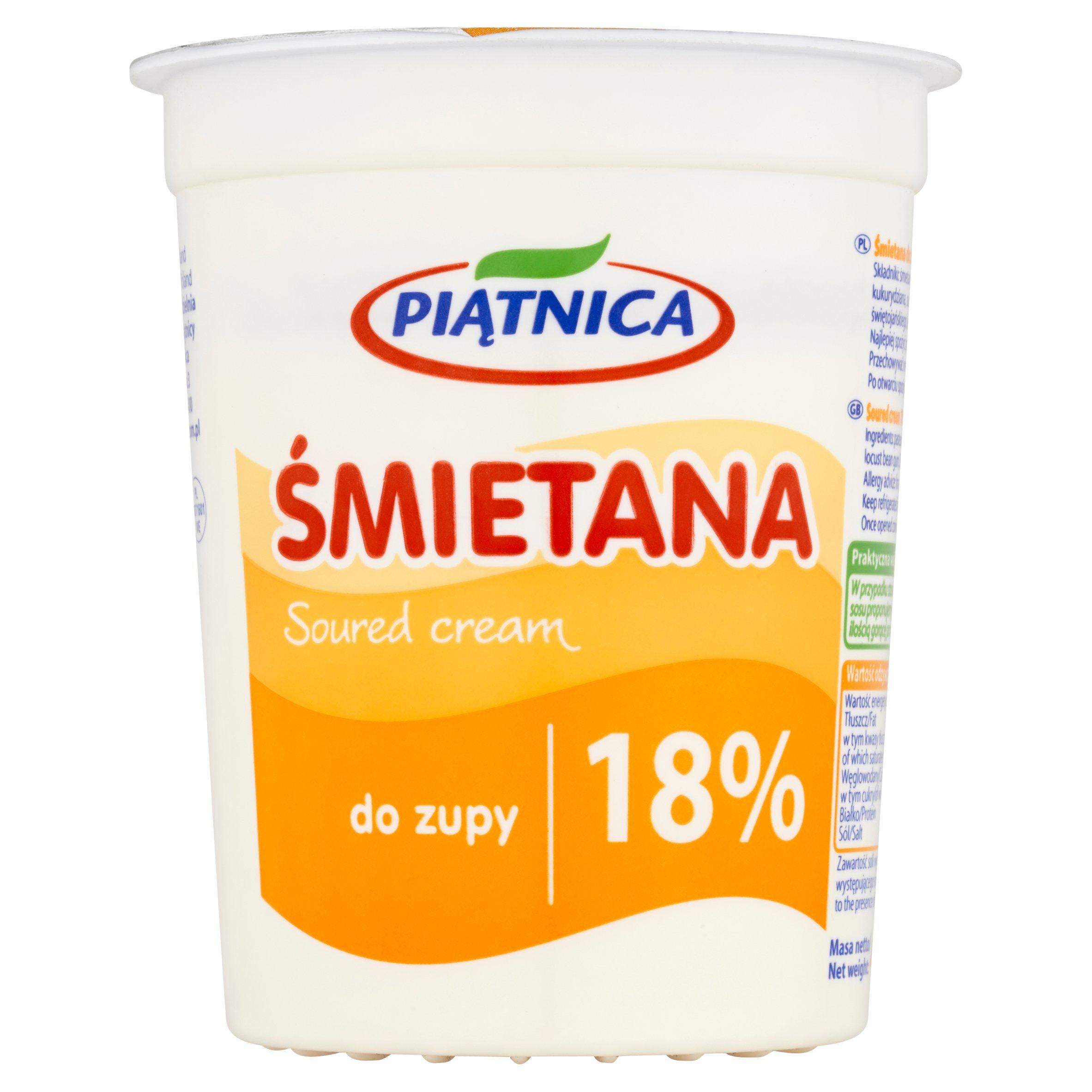 Piatnica Soured Cream 400g Eastern European Sainsburys   