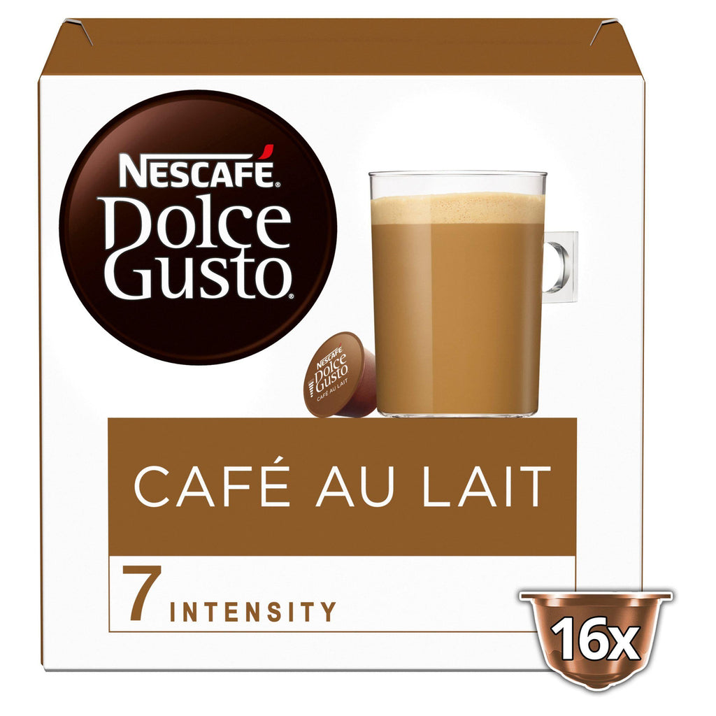 Nescafe Dolce Gusto Cafe Au Lait Coffee Pods x16