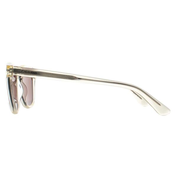 Calvin Klein sunglasses CK23505S clear round frame (British brand)