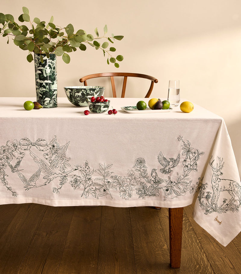Harrods Fine Bone China Toile Vase 28cm, UK version