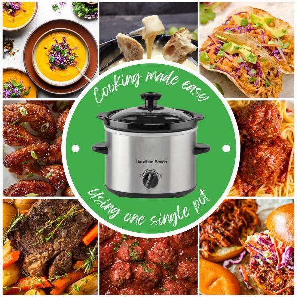 Hamilton Beach Mighty Mini slow cooker 1.8L (British brand)
