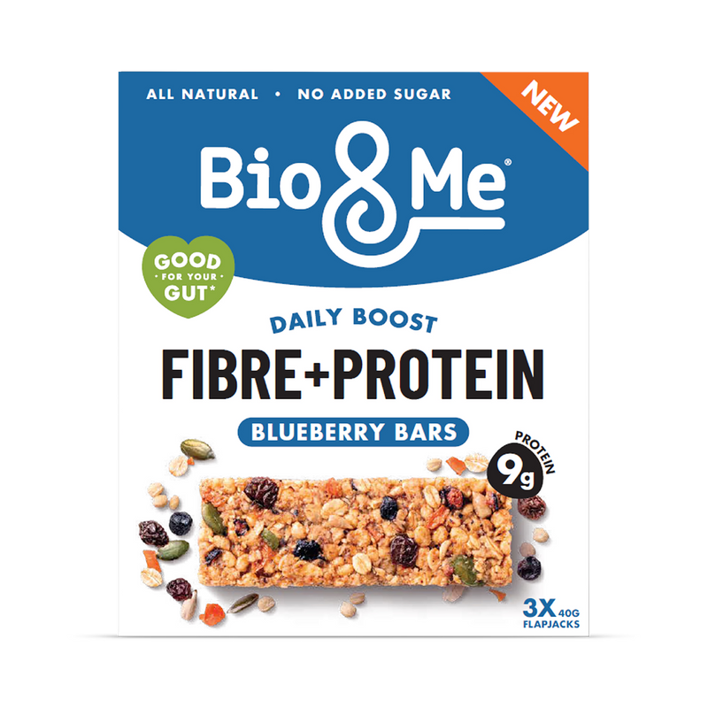 Bio & Me blueberry protein oat bars 3x40g - British product