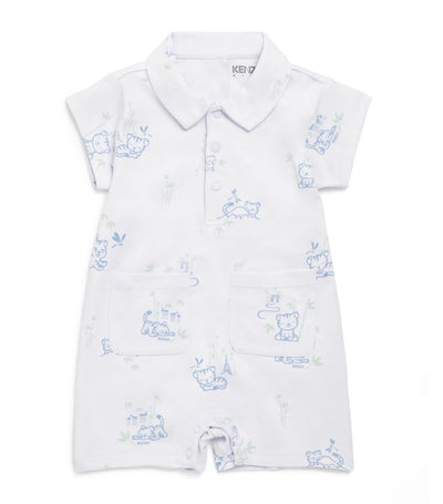 Harrods Kenzo Kids Cotton Printed Playsuit Baby Playsuit (3-18 Months)- Buy online at McGrocer