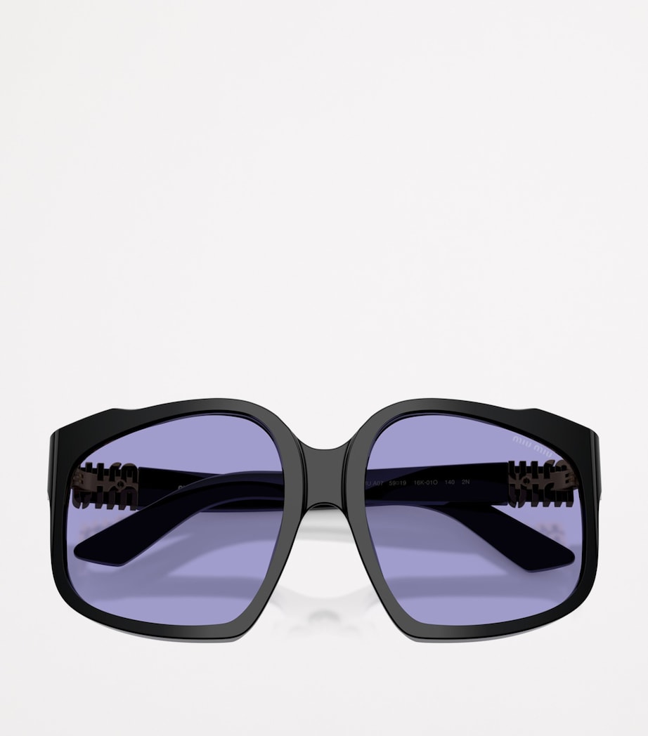 Miu Miu oversized acetate sunglasses, UK version