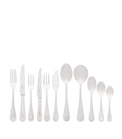 Harrods Carrs طقم أدوات مائدة English Reed and Ribbon مطلي بالفضة مكون من 84 قطعة - اشترِ عبر الإنترنت من McGrocer