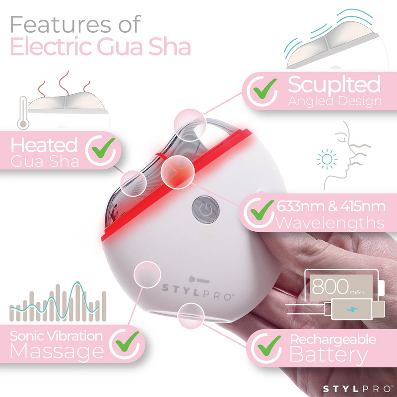 Stylpro heated LED electric Gua Sha, UK version