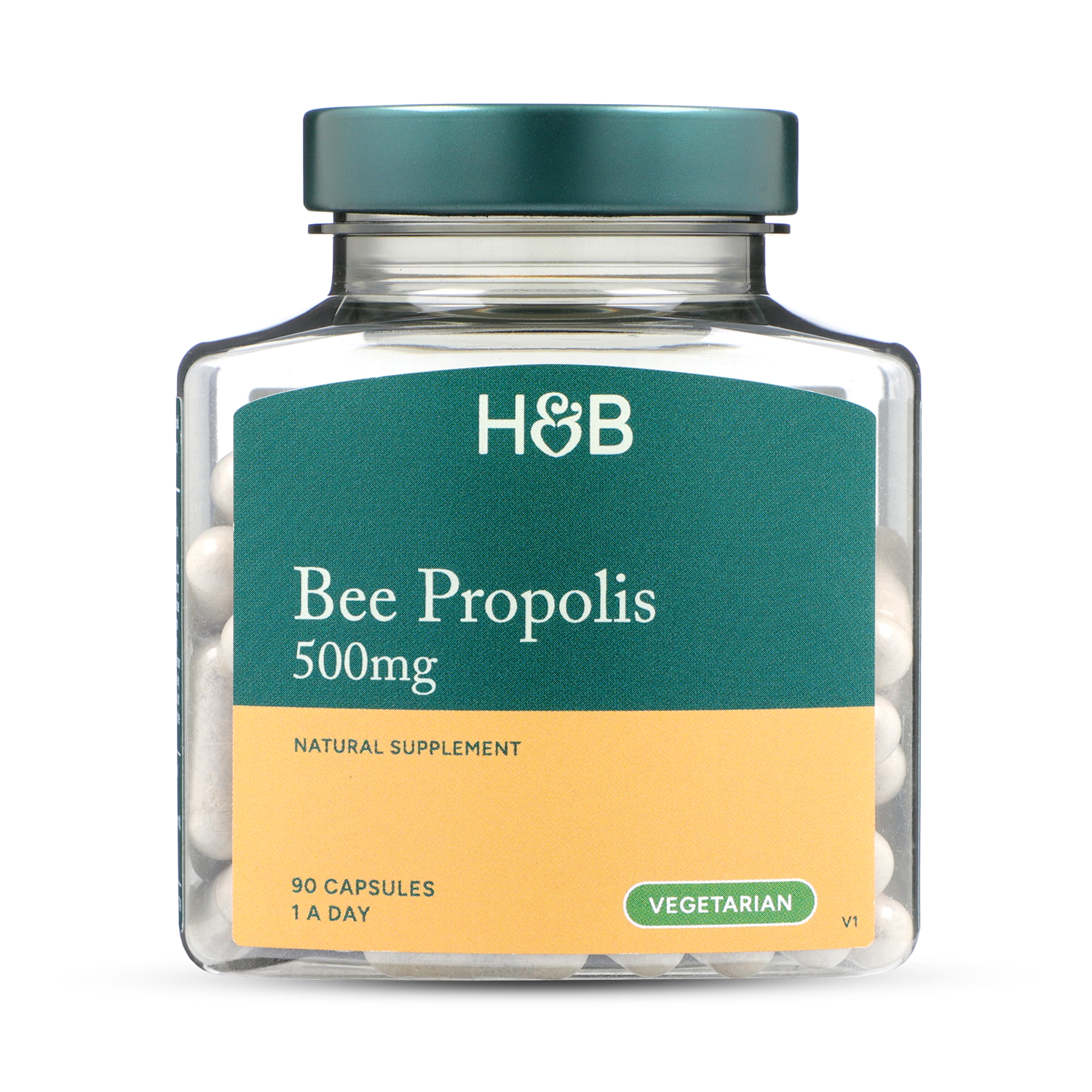 Holland & Barrett Bee Propolis 500mg 90 Capsules, UK version