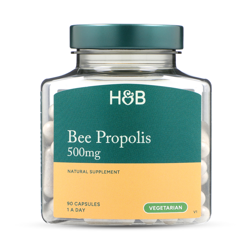 Holland & Barrett Bee Propolis 500mg 90 Capsules, UK version