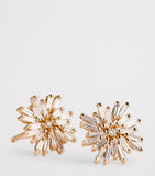 Suzanne Kalan rose gold diamond stud earrings (British brand)