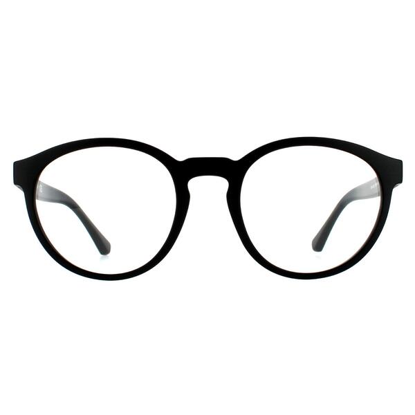 Emporio Armani sunglasses matte black with clip-on lenses, imported from the UK
