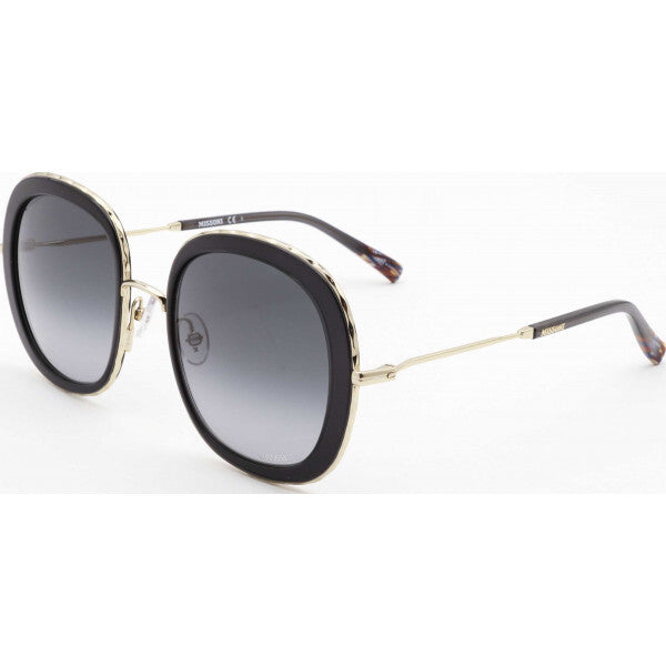 Lunettes de soleil Missoni à monture en métal noir 53 (marque britannique)