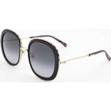 Lunettes de soleil Missoni à monture en métal noir 53 (marque britannique)