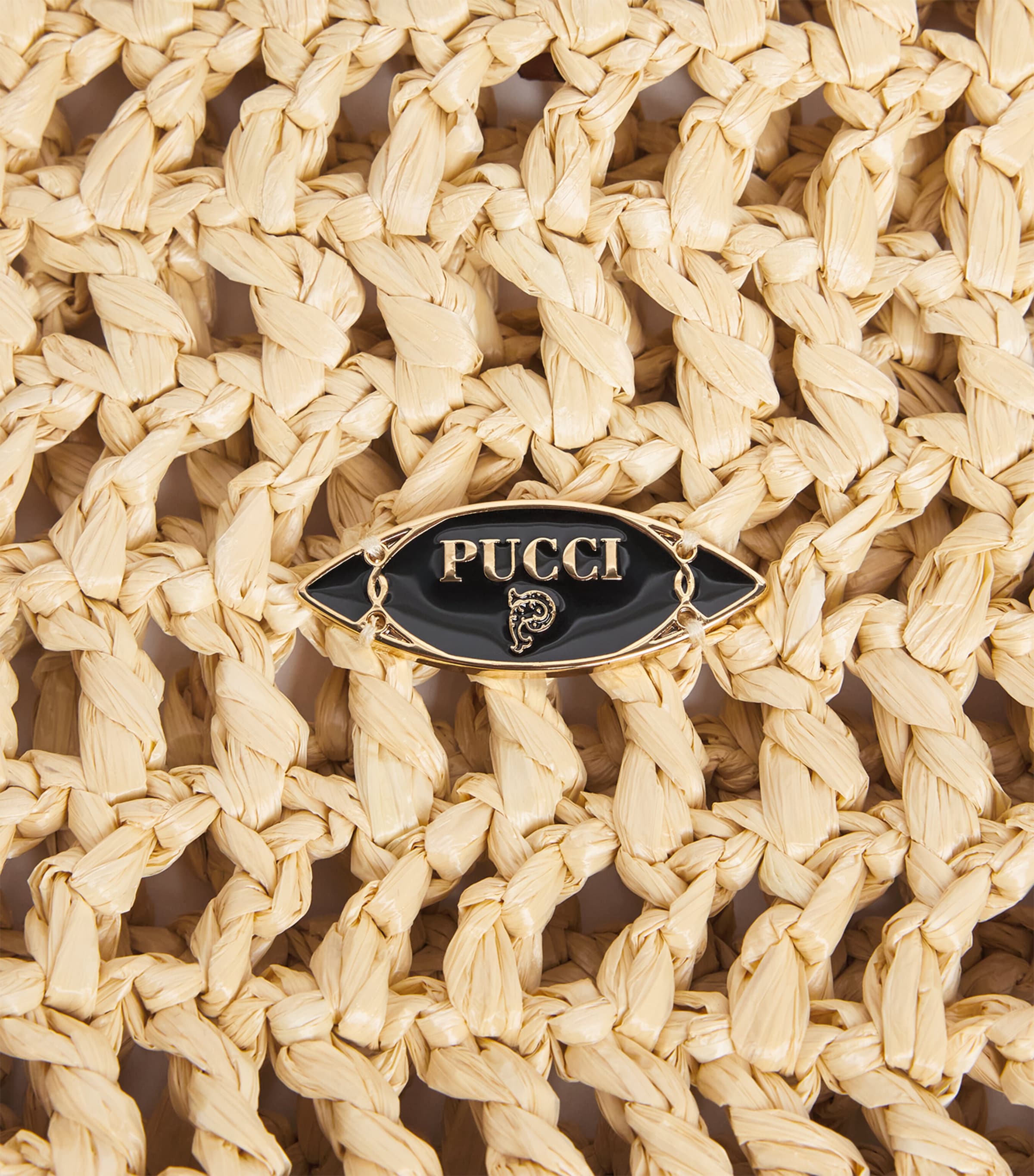 PUCCI Puccinella woven tote bag with bikini detailing, UK version