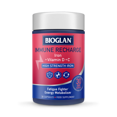 Holland & Barrett Bioglan Immune Recharge Food Supplement 30 Capsules- Buy online at McGrocer