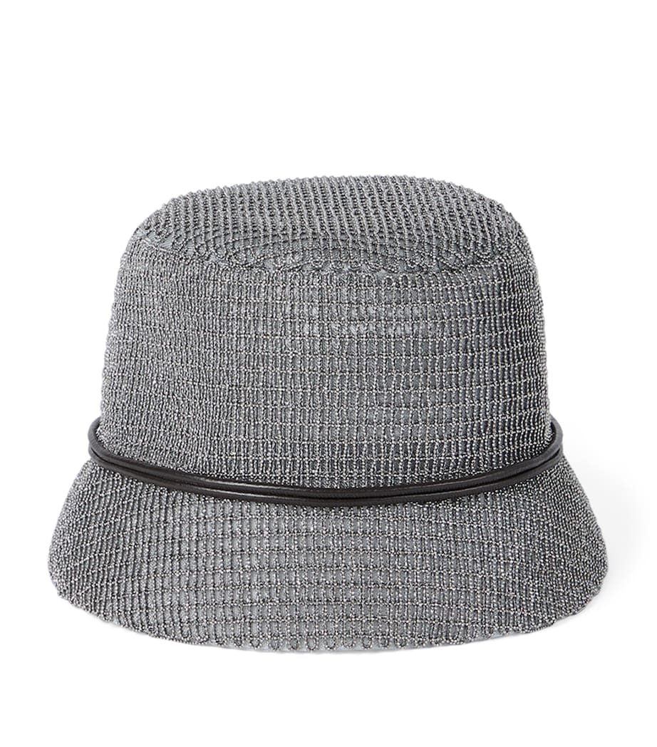 Brunello Cucinelli monili-detail bucket hat (British brand)