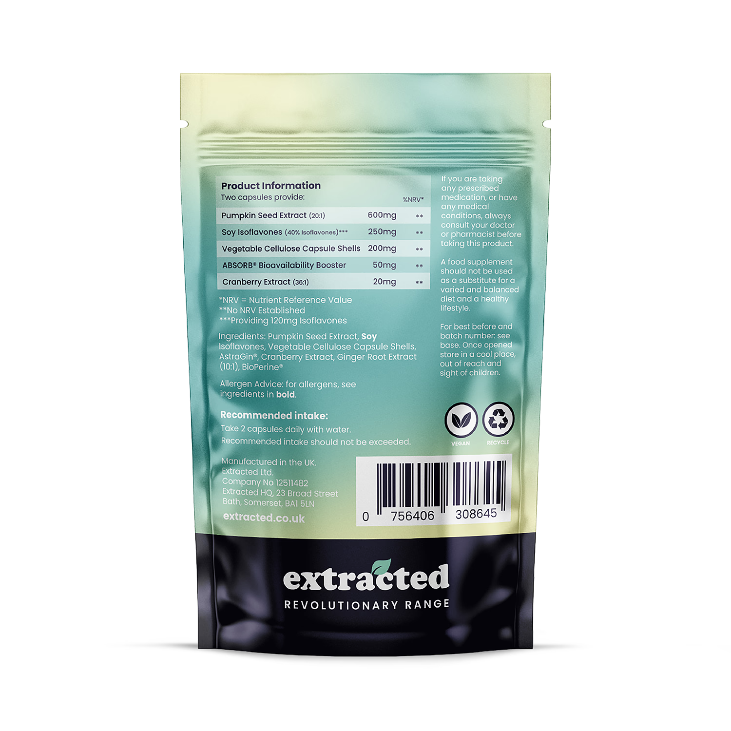 Flowee Revolutionary Bladder Supplement capsules - British product