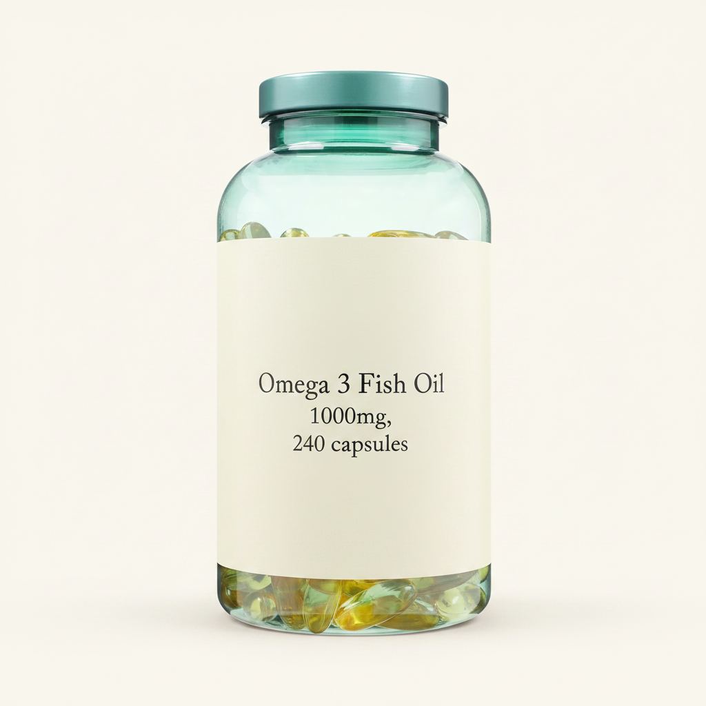 Holland Barrett Omega 3 Fish Oil 1000mg 240 Capsules, UK version