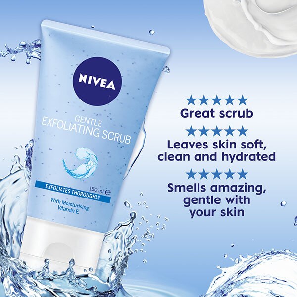 NIVEA Daily Essentials Gentle Exfoliating Face Scrub 150ml