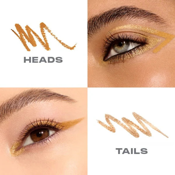 Morphe Bi-Liner dual ended gel pencil Heads Or Tails eyeliner, imported from the UK