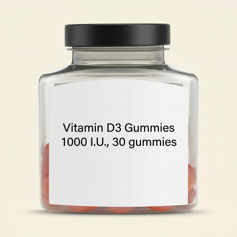 Holland & Barrett vitamin D gummies orange flavour 30 count, imported from the UK