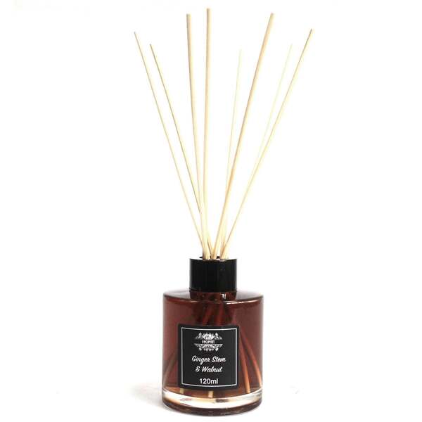 Serenityy 120ml reed diffuser Ginger Stem Walnut, imported from UK