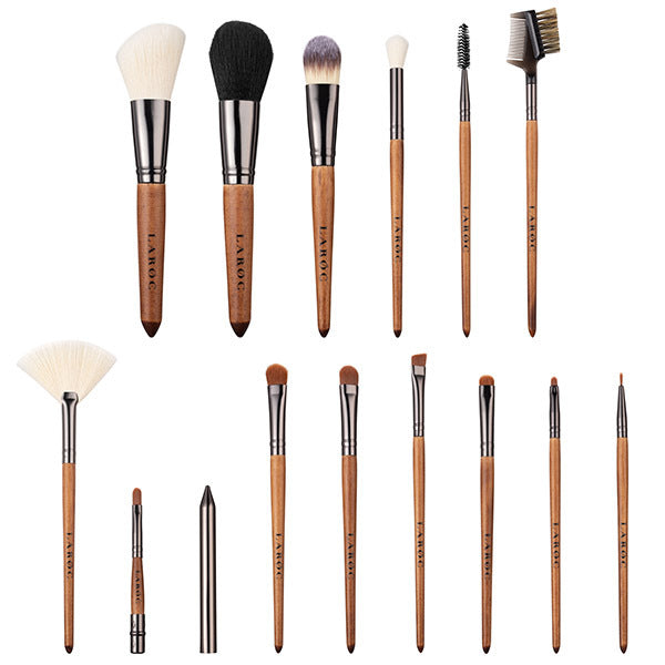 LaRoc 15 Piece Wood Handled Brush Set GOODS Superdrug   