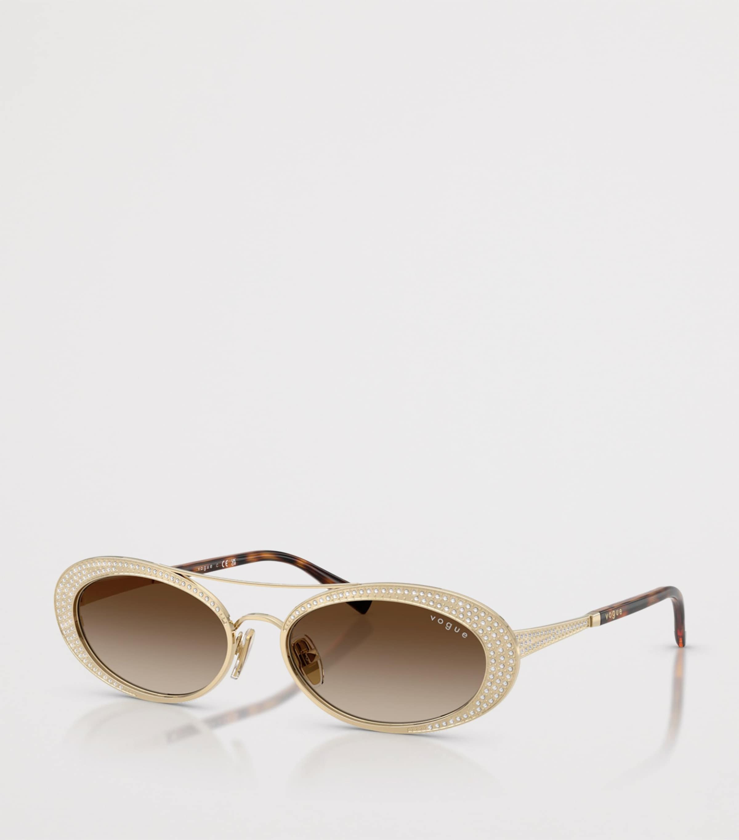 Vogue rhinestone oval sunglasses - British product