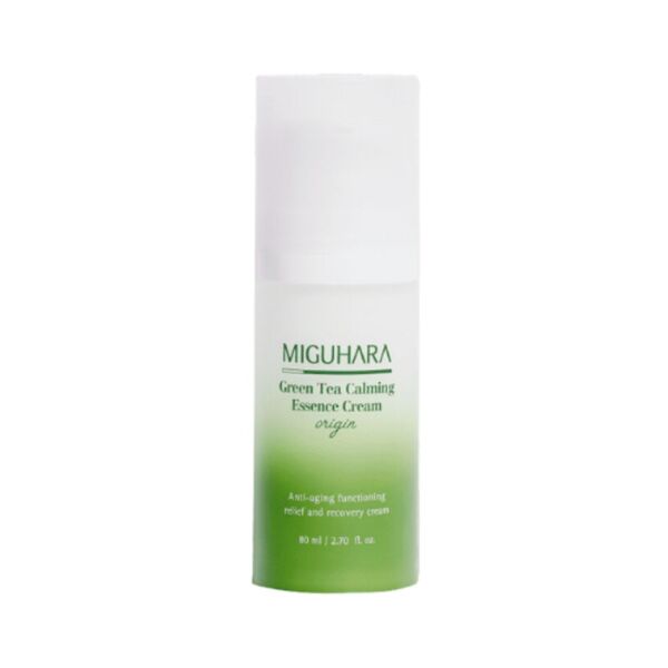 Miguhara Green Tea Calming Essence Cream 80ml (British brand)