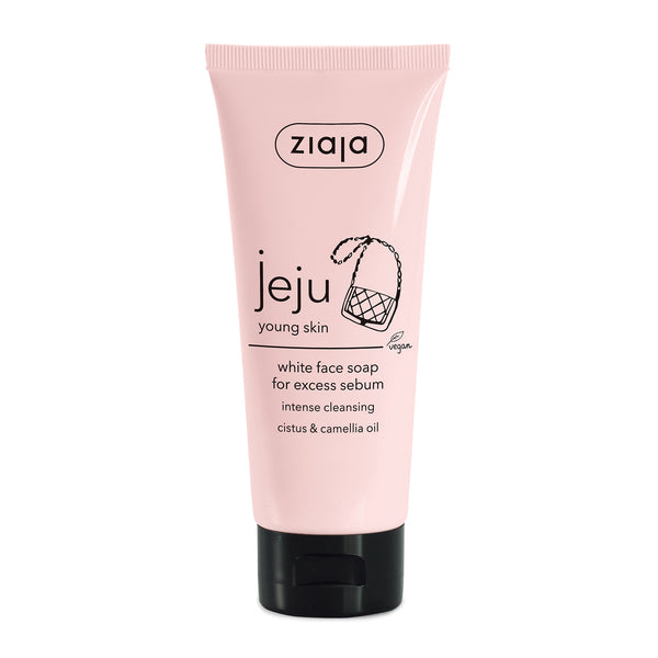 Ziaja Jeju White face soap for excess sebum 75ml, imported from the UK