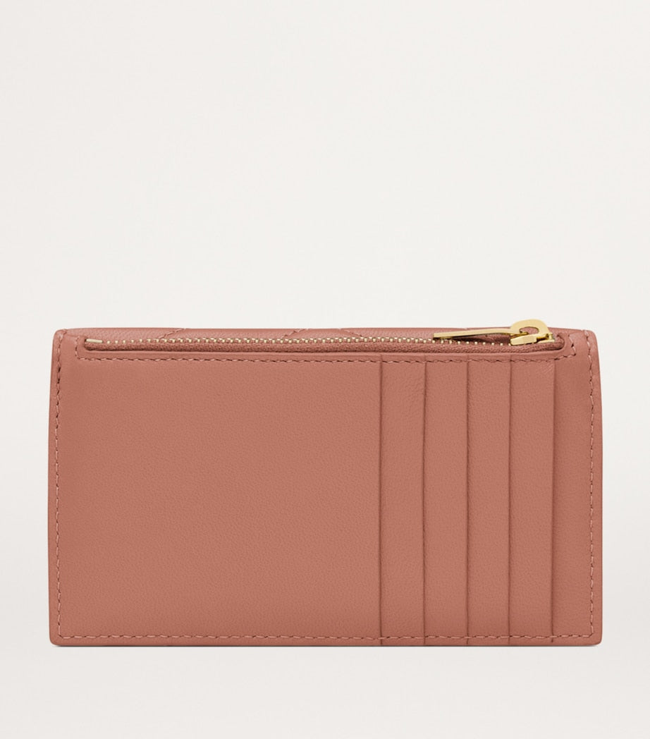 Saint Laurent nappa leather card holder with monogram, UK version
