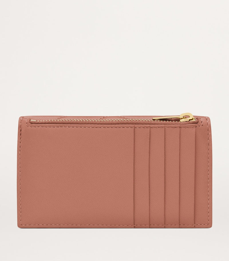 Saint Laurent nappa leather card holder with monogram, UK version